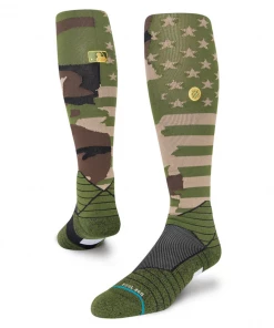 Stance 2022 MLB Camo Armed Forces Day Diamond Pro OTC Socks