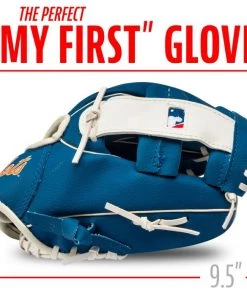 Baseball Youth Franklin MLB Mets Tee Ball Glove - 9.5