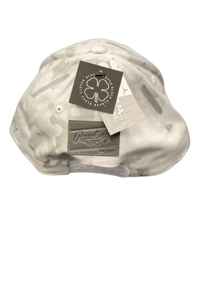 Black Clover + Rawlings WhiteOut Camo Snapback Hat 4 Black Clover + Rawlings WhiteOut Camo Snapback Hat