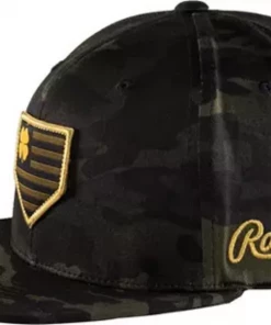 Black Clover + Rawlings Camouflage Snapback Hat Men’s