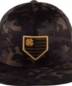 Black Clover + Rawlings Camouflage Snapback Hat Men’s