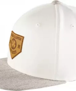 Black Clover + Rawlings Leather Patch Flat Brim Hat