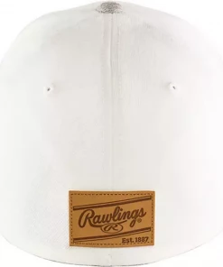 Black Clover + Rawlings Leather Patch Flat Brim Hat 7 Black Clover + Rawlings Leather Patch Flat Brim Hat