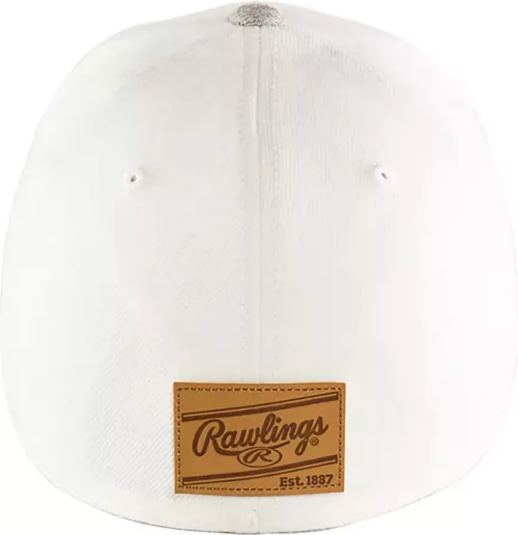 Black Clover + Rawlings Leather Patch Flat Brim Hat 5 Black Clover + Rawlings Leather Patch Flat Brim Hat