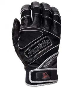 Franklin Powerstrap Chrome Adult Batting Gloves