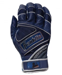 Franklin Powerstrap Chrome Adult Batting Gloves