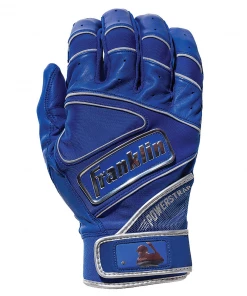 Franklin Powerstrap Chrome Adult Batting Gloves