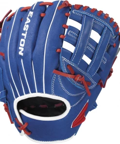 Easton Future Elite Youth FE1100 Royal/Red Baseball Glove - 11"