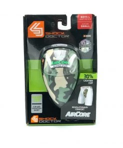 Shock Doctor White Compression Short With AirCore Hard Cup - Boys