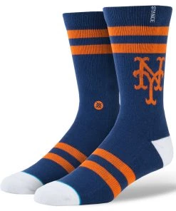 Stance Adult MLB New York Mets Amazins Crew Socks