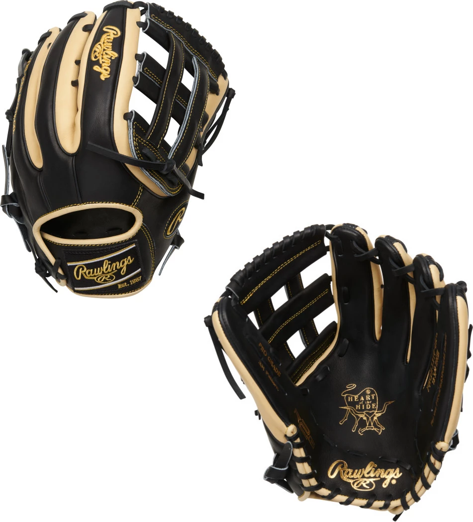 Baseball Rawlings Heart Of The Hide R2G PROR3319-6BC Outfield Glove - 12.75" 3 Baseball Rawlings Heart Of The Hide R2G PROR3319-6BC Outfield Glove - 12.75"