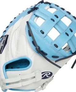 Fastpitch Softball Rawlings Liberty Advanced 2022 Color Series RLACM34FPWCBN Fastpitch Catchers Mitt - 34"