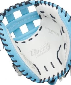 Fastpitch Softball Rawlings Liberty Advanced 2022 Color Series RLACM34FPWCBN Fastpitch Catchers Mitt - 34