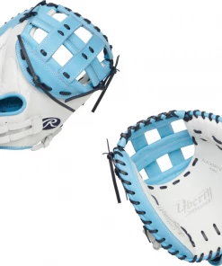 Fastpitch Softball Rawlings Liberty Advanced 2022 Color Series RLACM34FPWCBN Fastpitch Catchers Mitt - 34"