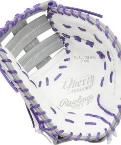 Fastpitch Softball Rawlings Liberty Advanced 2022 Color Series RLADCTSBWPG Fastpitch 1st Base Mitt - 13" 9 Fastpitch Softball Rawlings Liberty Advanced 2022 Color Series RLADCTSBWPG Fastpitch 1st Base Mitt - 13