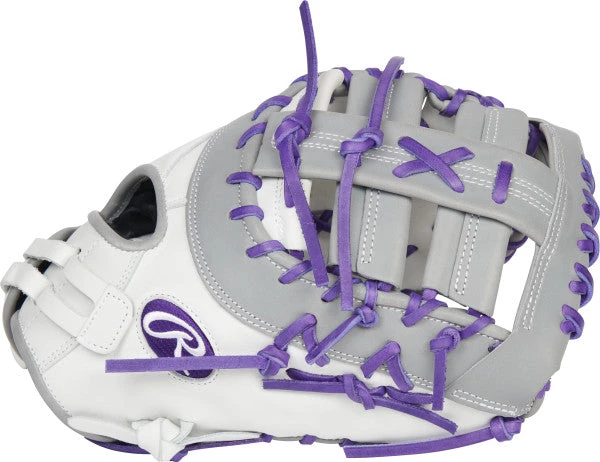 Fastpitch Softball Rawlings Liberty Advanced 2022 Color Series RLADCTSBWPG Fastpitch 1st Base Mitt - 13" 6 Fastpitch Softball Rawlings Liberty Advanced 2022 Color Series RLADCTSBWPG Fastpitch 1st Base Mitt - 13"