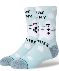 Stance With My Snowmies Kids Crew Socks