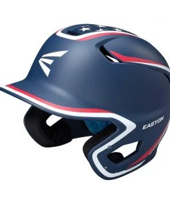 Easton Z5 2.0 Matte Finish Stars And Stripes Baseball Batter's Helmet With Universal Jaw Guard Helmets