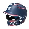 Easton Z5 2.0 Matte Finish Stars And Stripes Baseball Batter's Helmet With Universal Jaw Guard Helmets 1 Easton Z5 2.0 Matte Finish Stars And Stripes Baseball Batter's Helmet With Universal Jaw Guard Helmets
