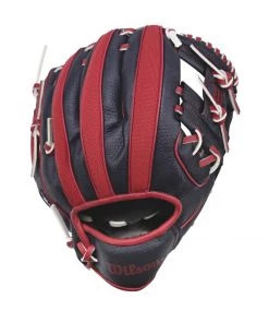 Wilson MLB Red Sox Tee Ball Glove - 10" Baseball Youth