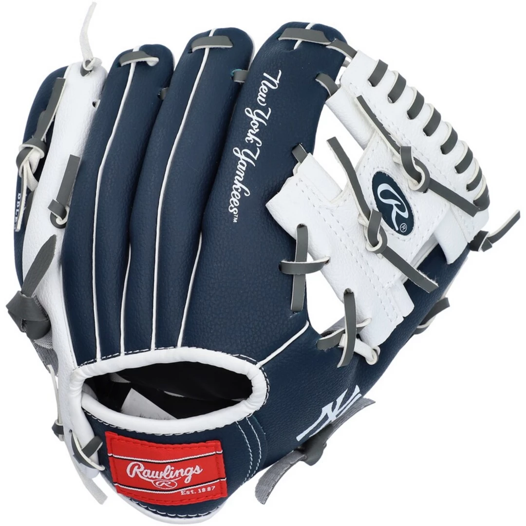 Baseball Rawlings New York Yankees Tee Ball Glove - 10" 4 Baseball Rawlings New York Yankees Tee Ball Glove - 10"