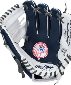 Baseball Rawlings New York Yankees Tee Ball Glove - 10" 7 Baseball Rawlings New York Yankees Tee Ball Glove - 10