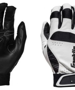 Adult Batting Gloves Franklin Shok-Sorb Neo Youth Batting Glove White/Black